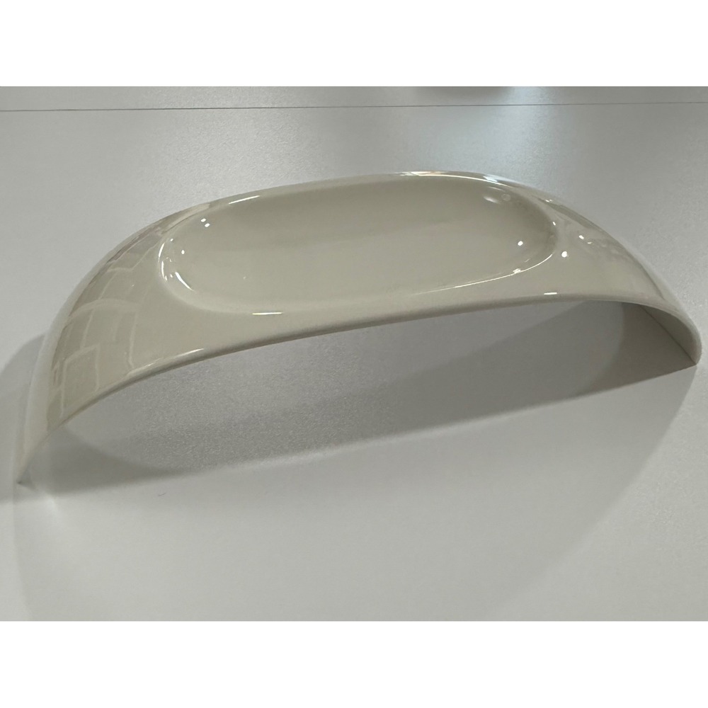 Villeroy & Boch Set of 3 Nature 14" Bridge Plates Modern White Porcelain H148